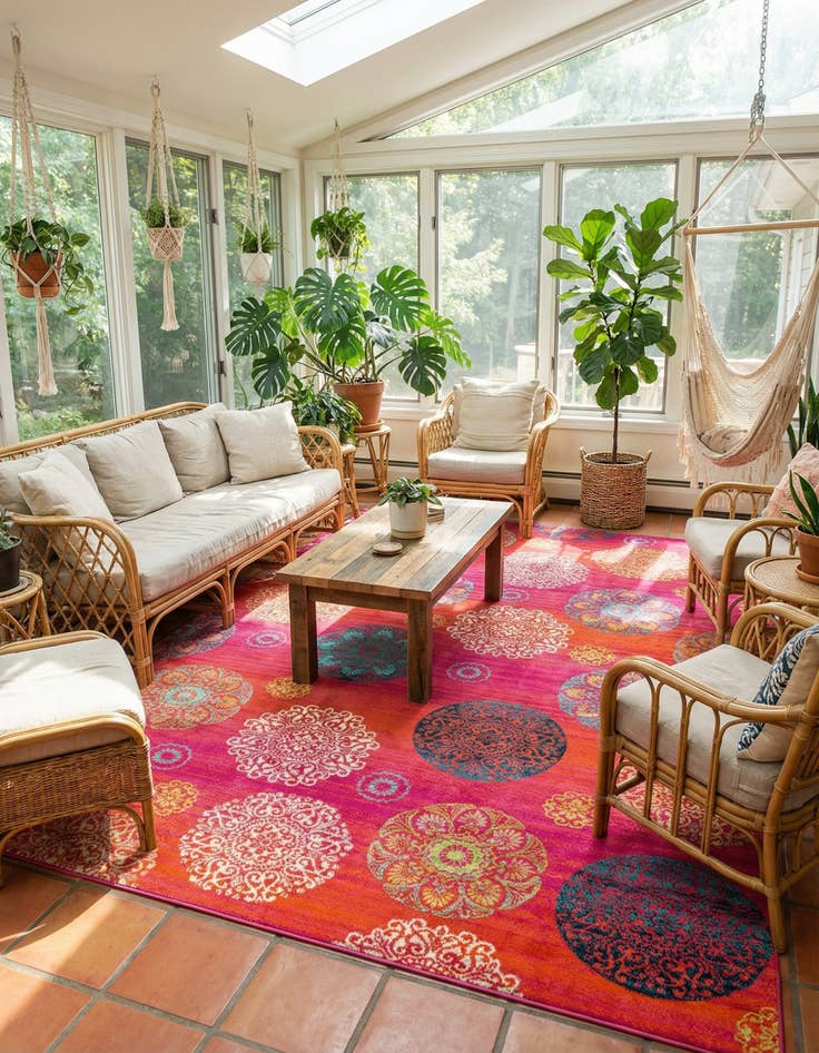 Detail image of 10' x 14' Azalea Rug