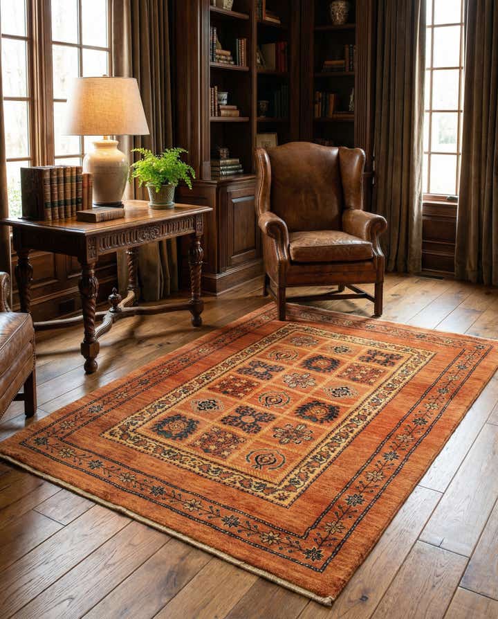 3' 7 x 4' 11 Kashkuli Wool Rug