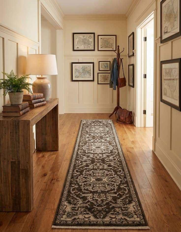 Detail image of 2' 7 x 12' 6 Grand Tradition Rug