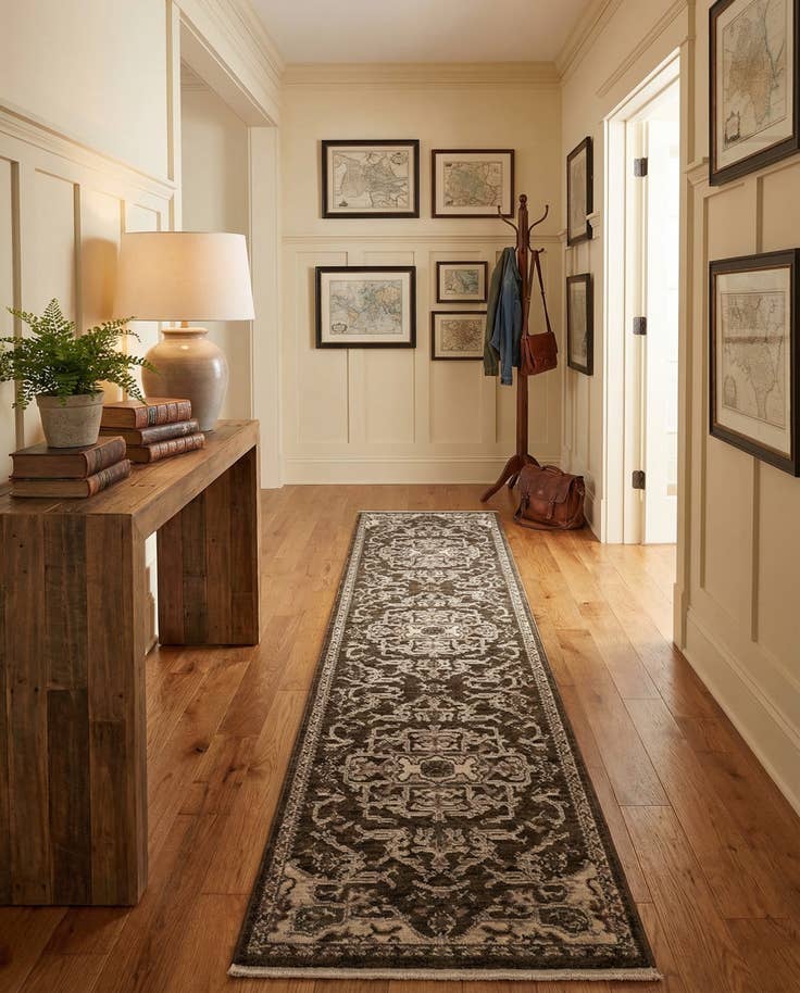 Detail image of 2' 7 x 12' 6 Grand Tradition Rug