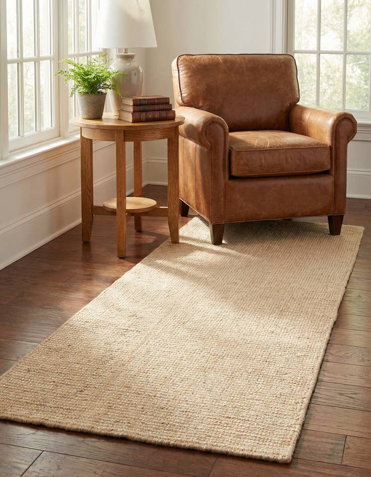 Detail image of 2' x 4' 1 Hand Woven Jill Zarin English Manor Wool Runner Rug