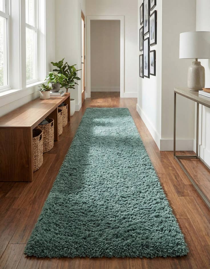 Detail image of 2' 7 x 13' Infinity Shag Runner Rug