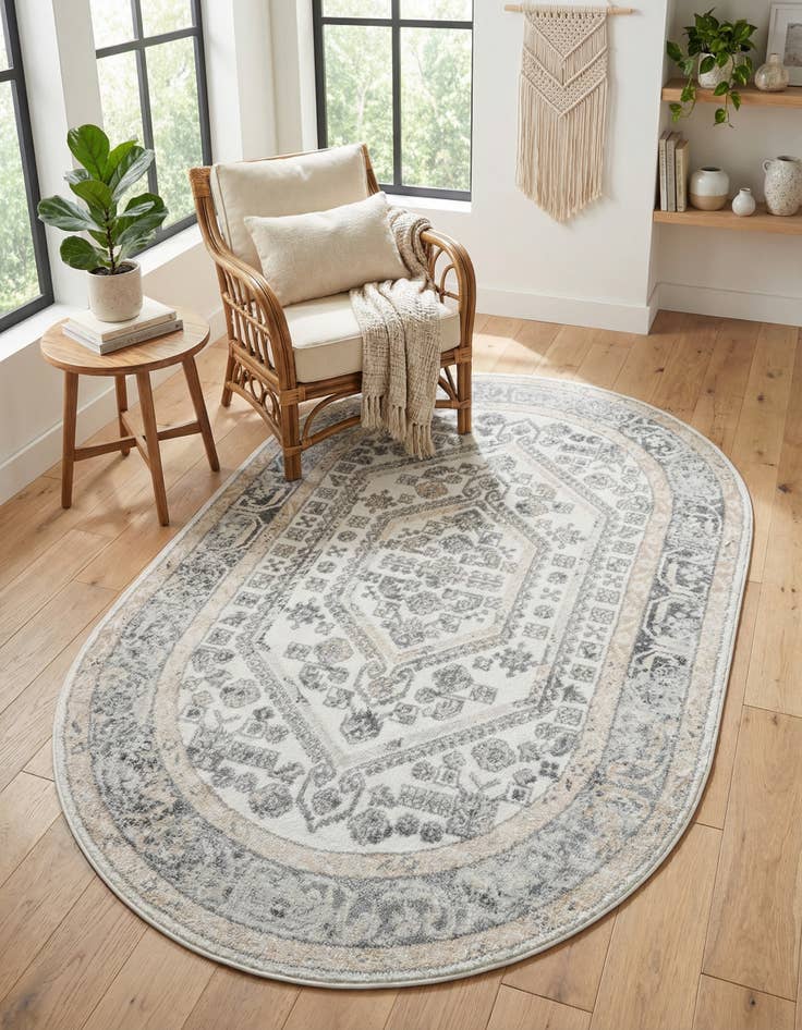 Detail image of 5' x 8' Aurelia Oval Rug