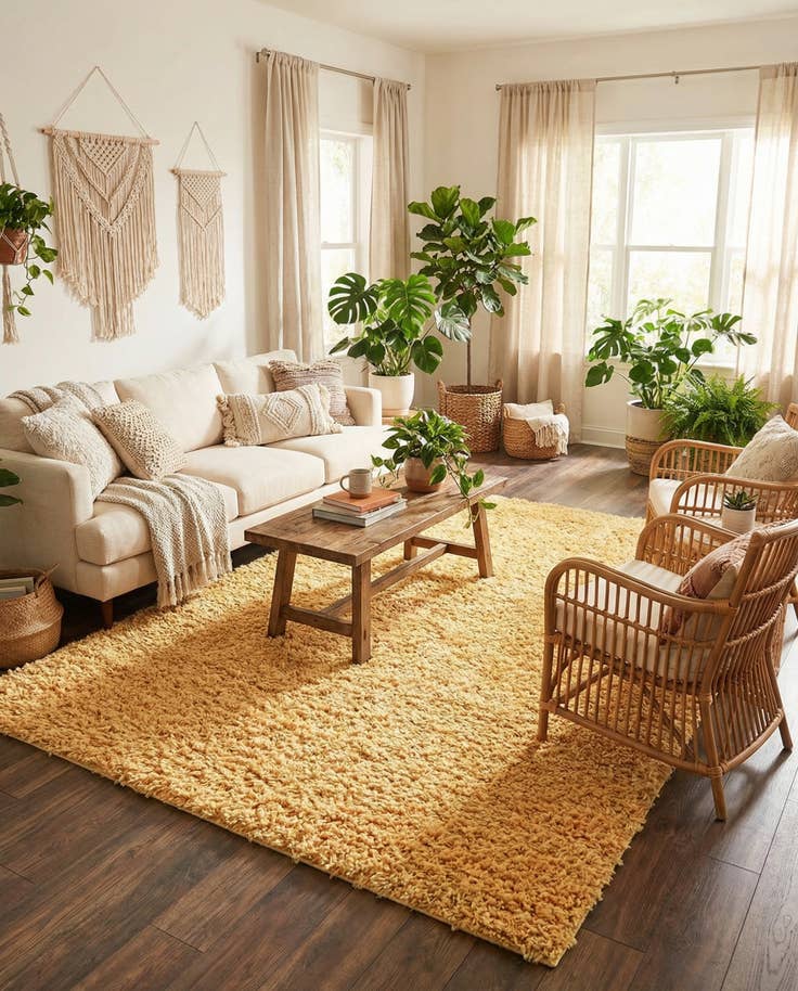 Detail image of 10' x 14' Zermatt Shag Rug