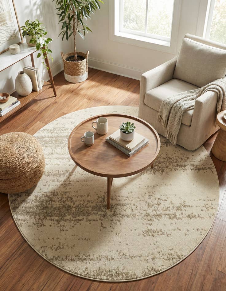 Detail image of 6' x 6' Angelica Round Rug