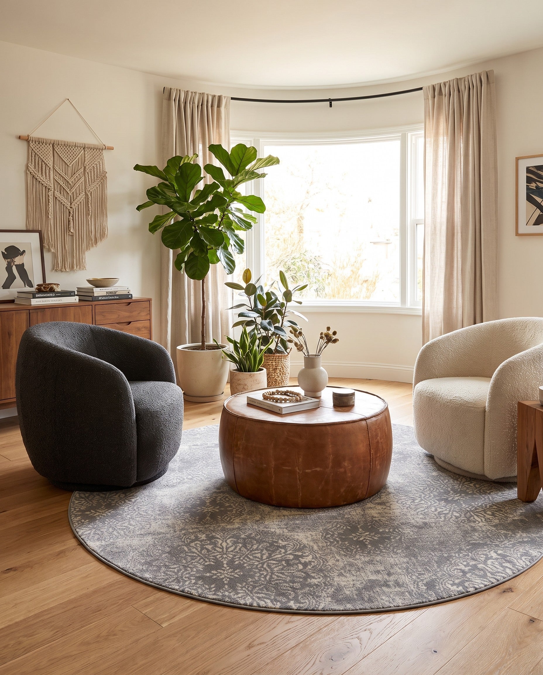 8' x 8' Monte Carlo Round Rug
