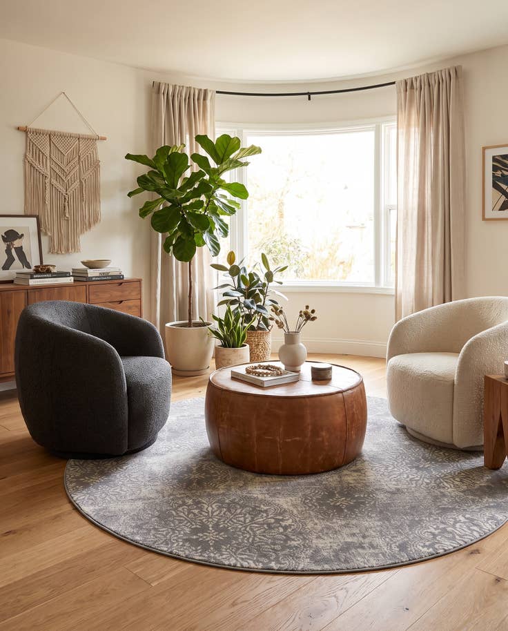 Detail image of 8' x 8' Monte Carlo Round Rug