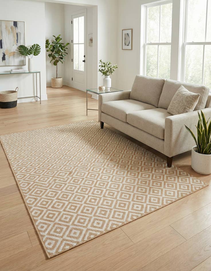 Detail image of 5' 3 x 8' Washable Jill Zarin Costa Rica Indoor / Outdoor Rug