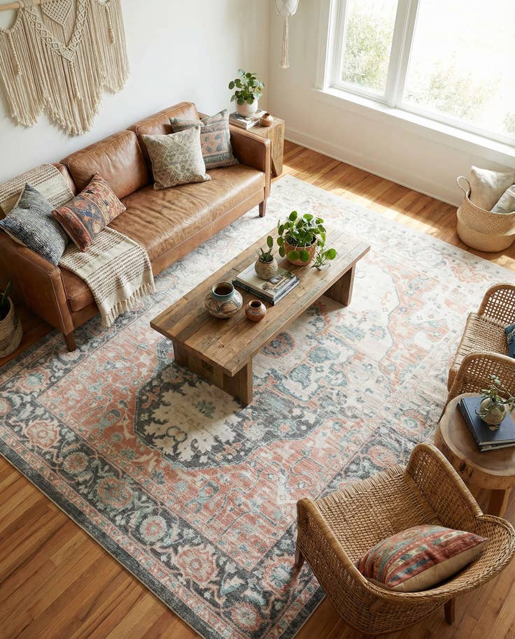 Detail image of 9' x 12' Madeline Vintage Rug