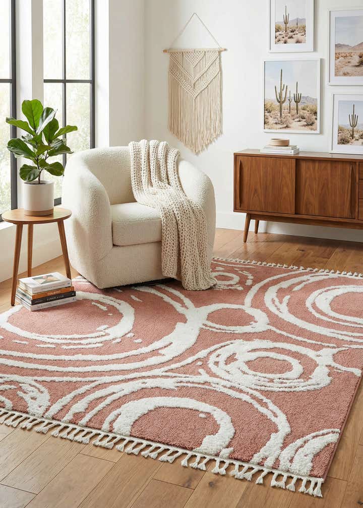 7' 10 x 7' 10 Boho Square Rug