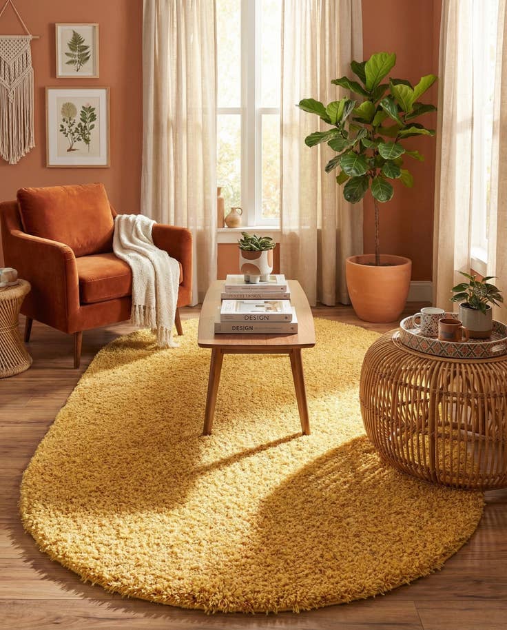 Detail image of 7' 10 x 10' Zermatt Shag Oval Rug