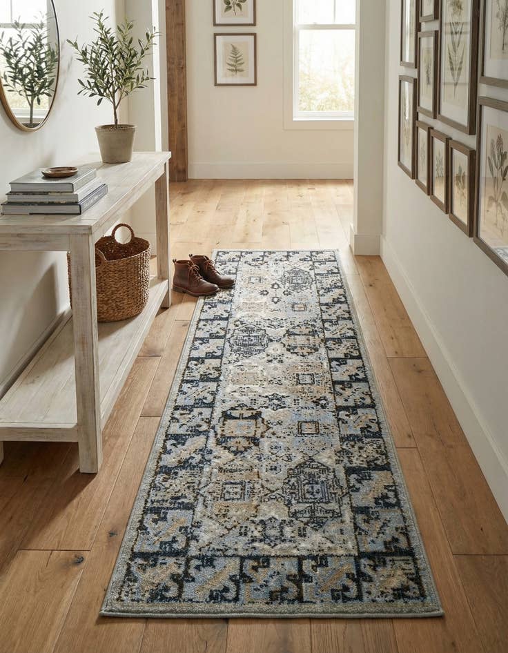 Detail image of 2' x 6' Kamala Washable Runner Rug