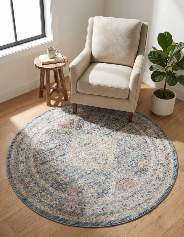 Detail image of 3' 10 x 3' 10 Noble Round Rug