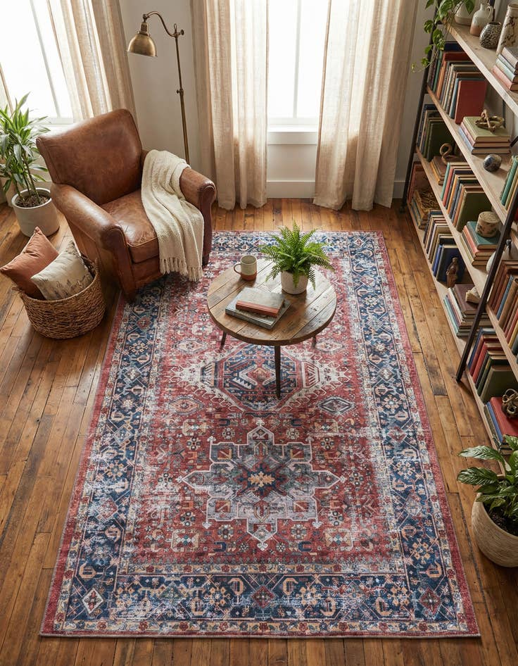 Detail image of 5' x 8' Washable Yara Rug