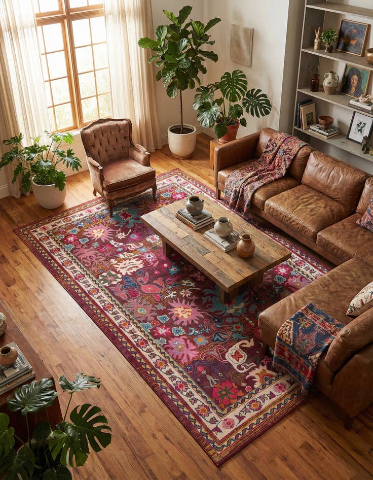 Detail image of 10' 6 x 16' 5  Washable Palazzo Rug