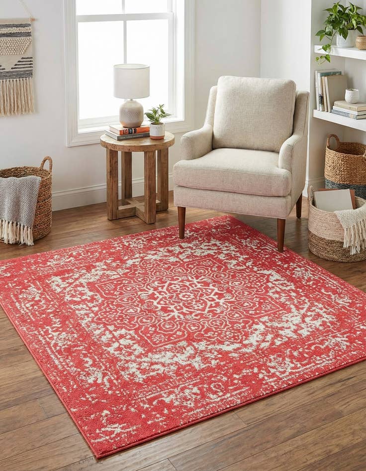 Detail image of 5' 3 x 5' 3 Arlington Square Rug