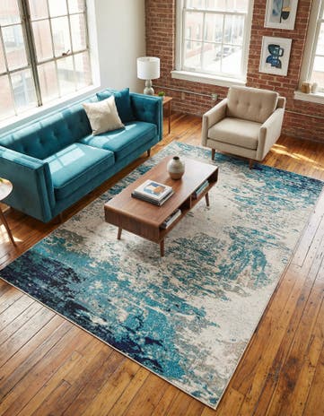 6' x 9' Washable Vivid Rug