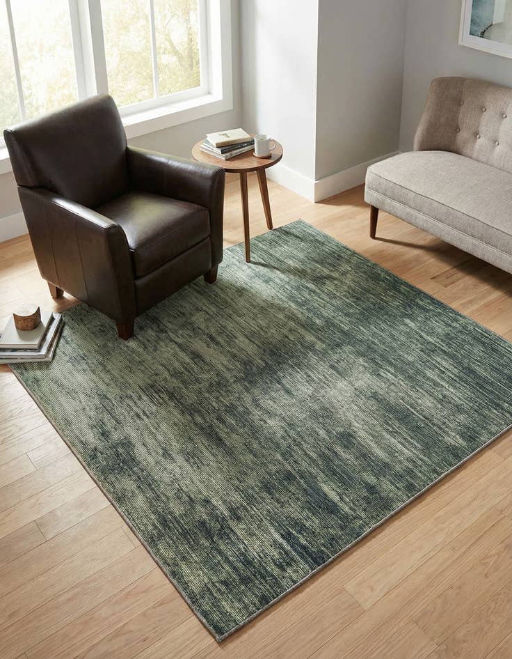 Detail image of  5' x 5' Asha Square Rug