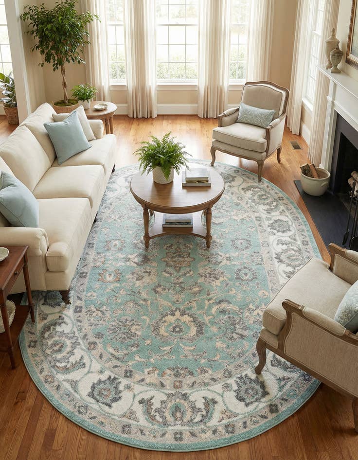 Detail image of  7' 10 x 10' Aurelia Oval Rug