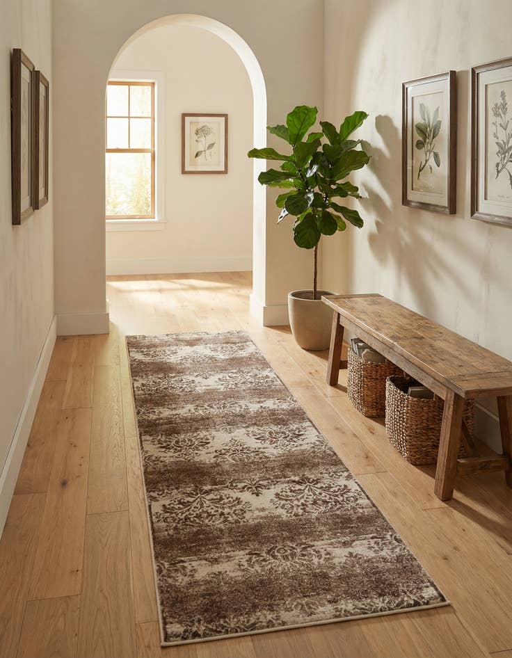 Detail image of 3' x 9' 10 Nepal Runner Rug