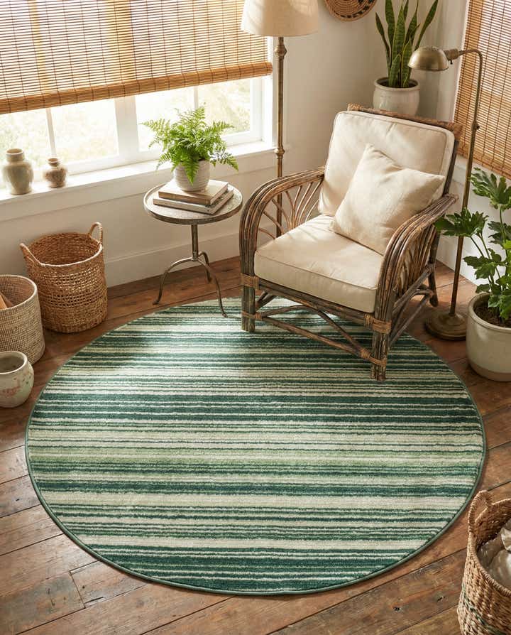 4' x 4' Gemstone Round Rug