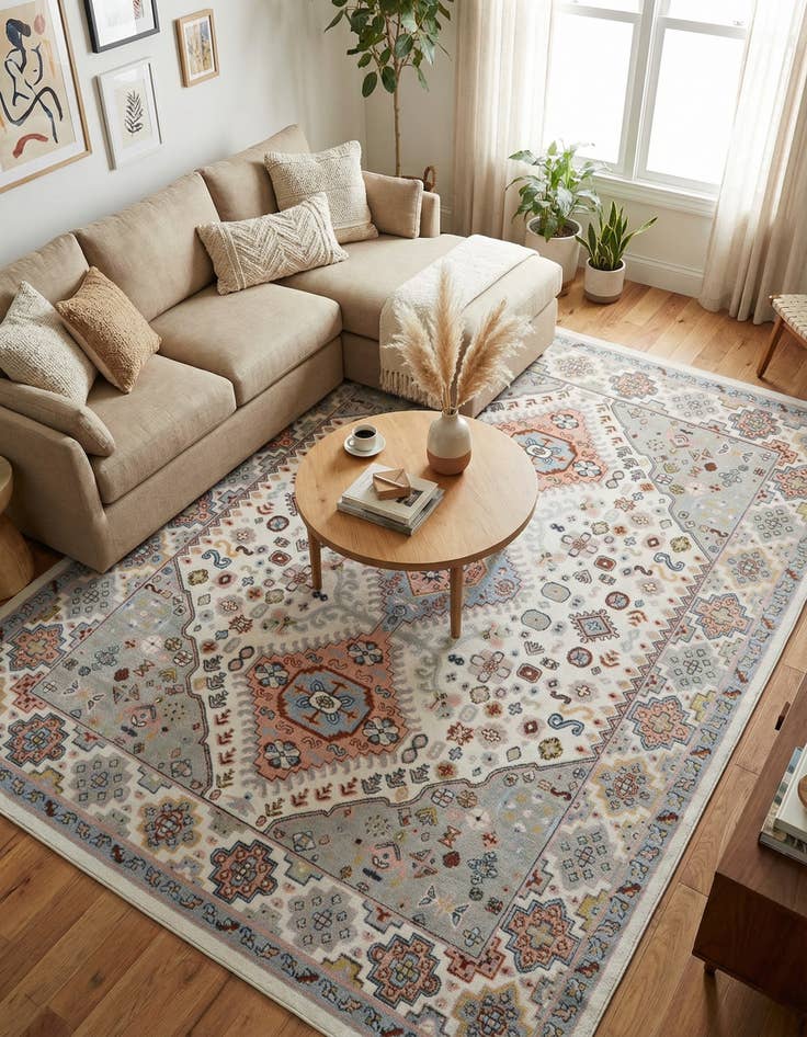 Detail image of 7' 10 x 10' Kamala Washable Rug