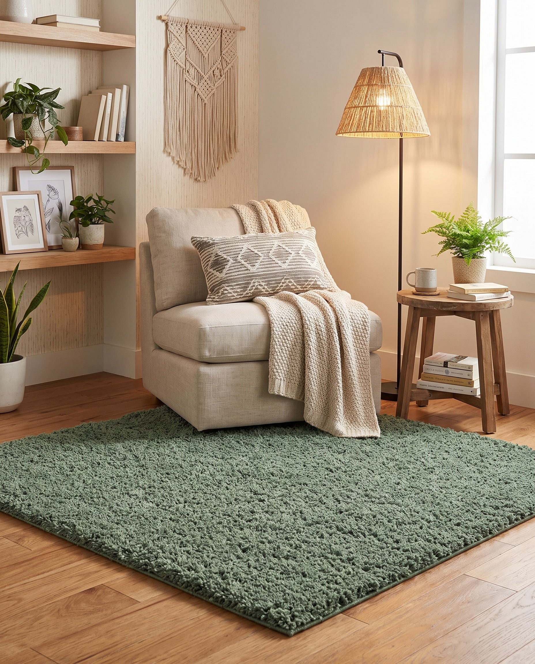 5' x 5' Everyday Shag Square Rug