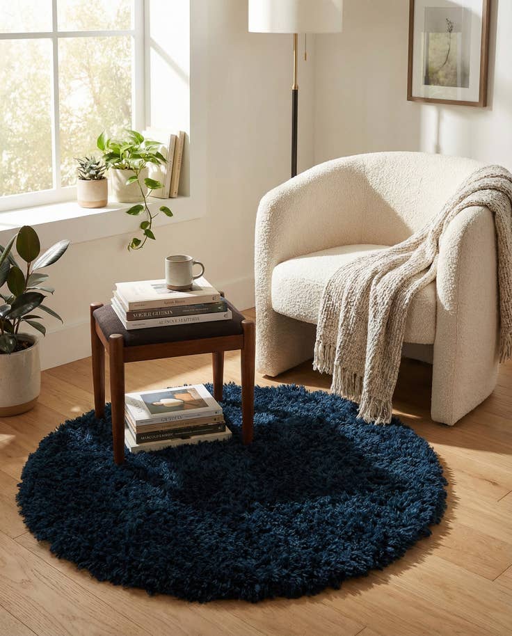 Vue détaillée : 100cm x 100cm Opulence Tapis Rond