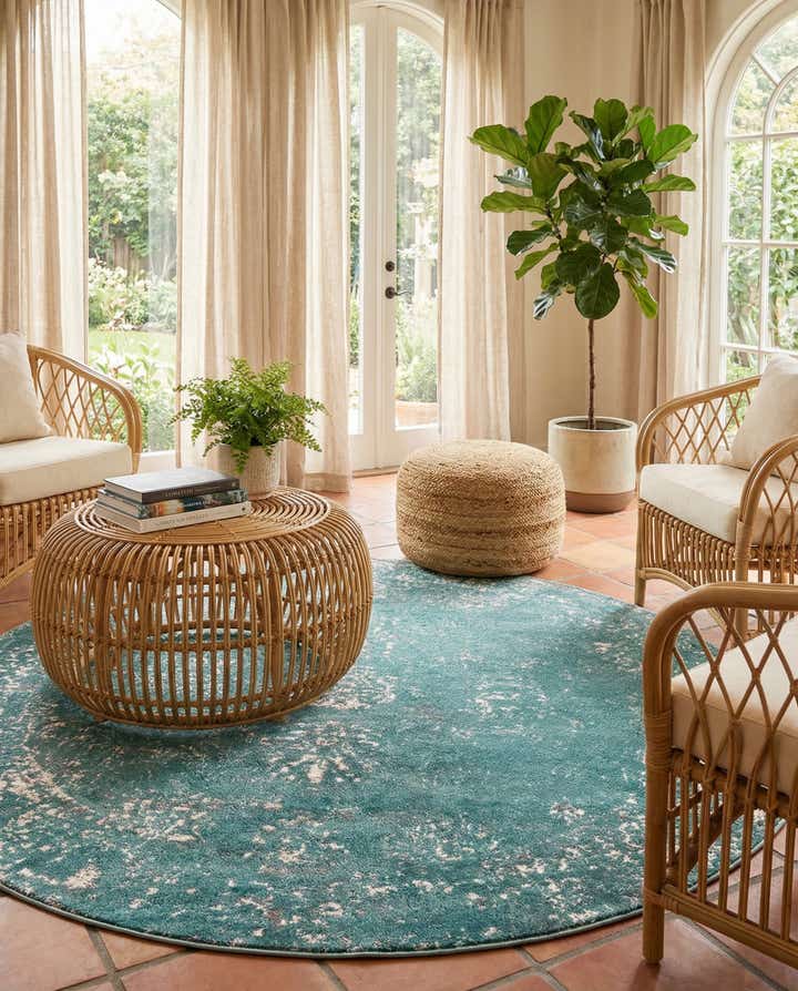 5' 3 x 5' 3 Monte Carlo Round Rug