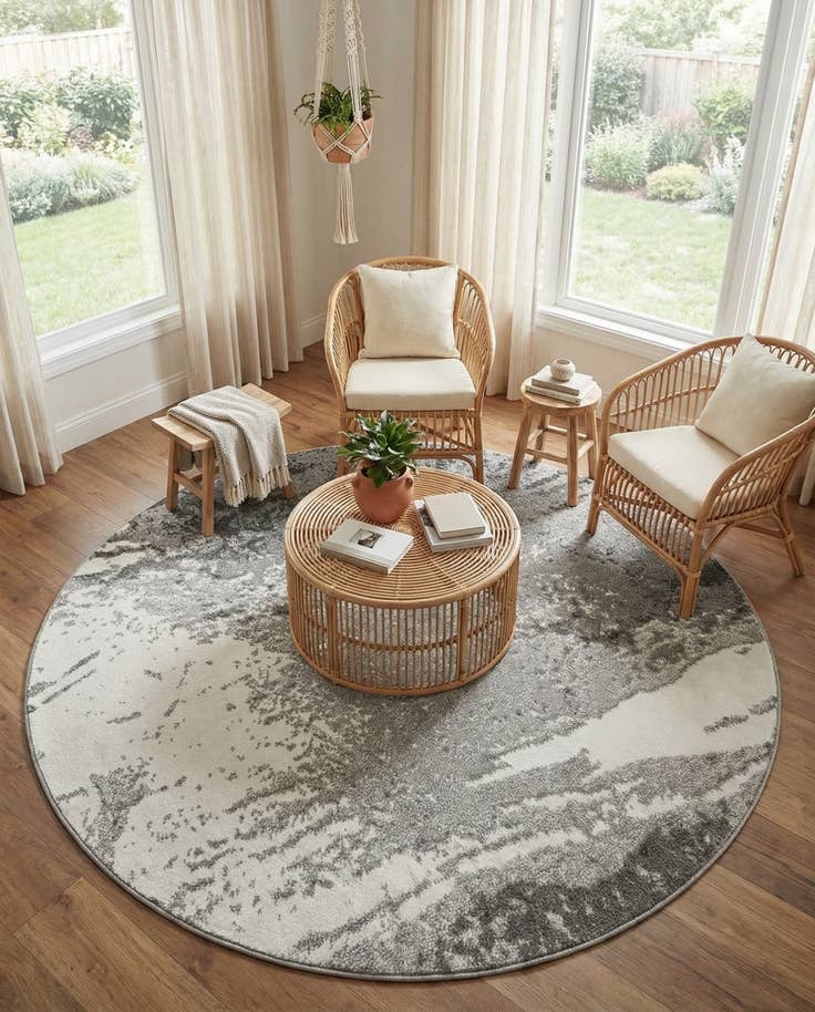 Detail image of 10' x 10' Oslo Round Rug