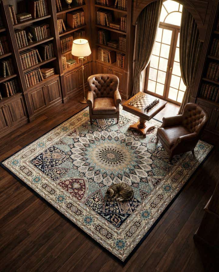10' x 10' Nain Design Square Rug