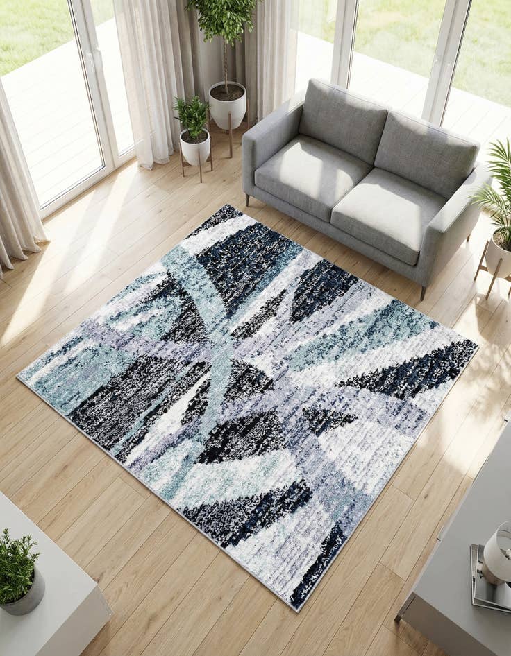 Detail image of 6' 1 x 6' 1 Tucson Square Rug