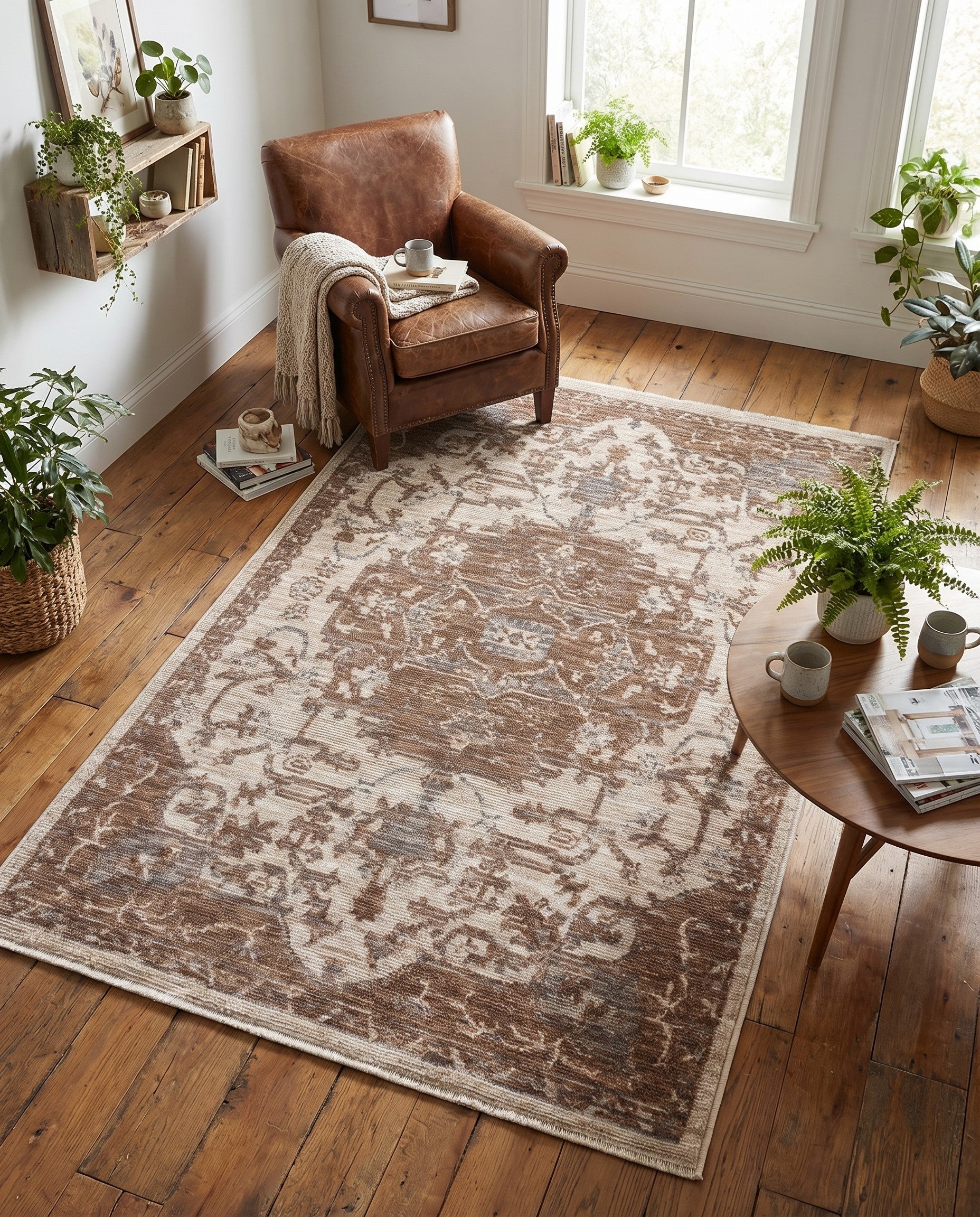 Beige and Ivory Grand Tradition Rug