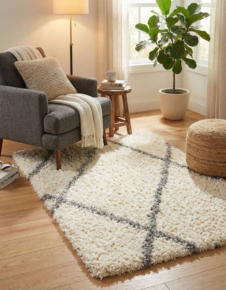 Detail image of 4' x 6' Infinity Shag Rug