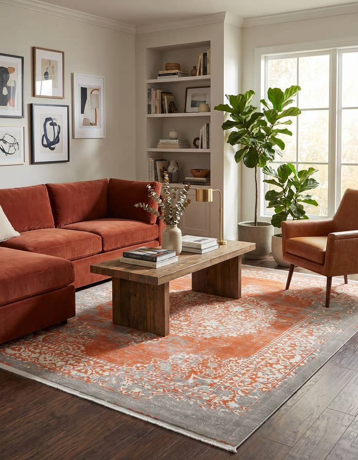 Detail image of 8' x 10' Modern Classical Rug