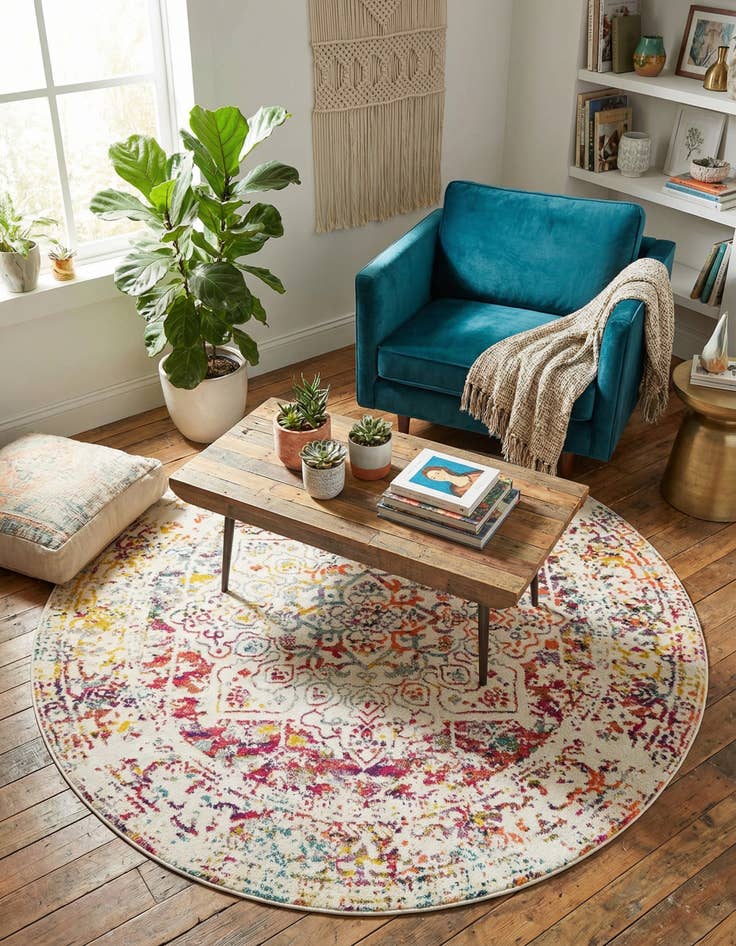 Detail image of 7' 10 x 7' 10 Arlington Round Rug