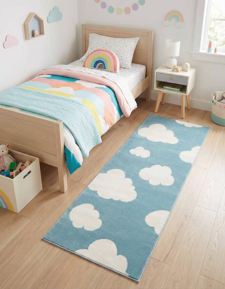 Detail image of 2' x 5' Whimsy Kids Runner Rug