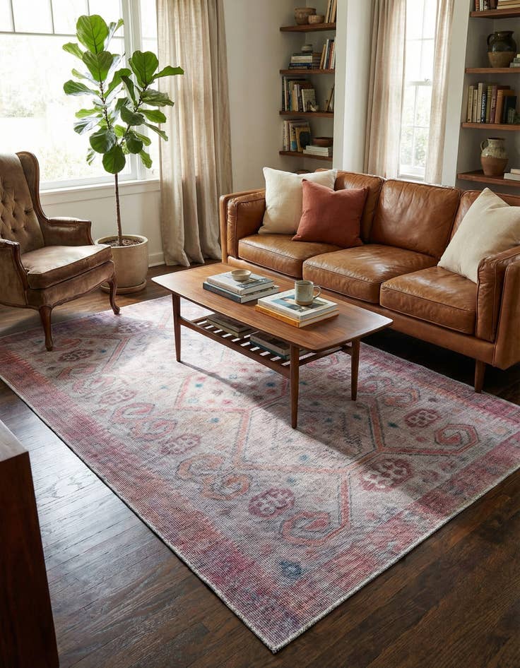 Detail image of 5' 3 x 8'  Washable Sisu Rug