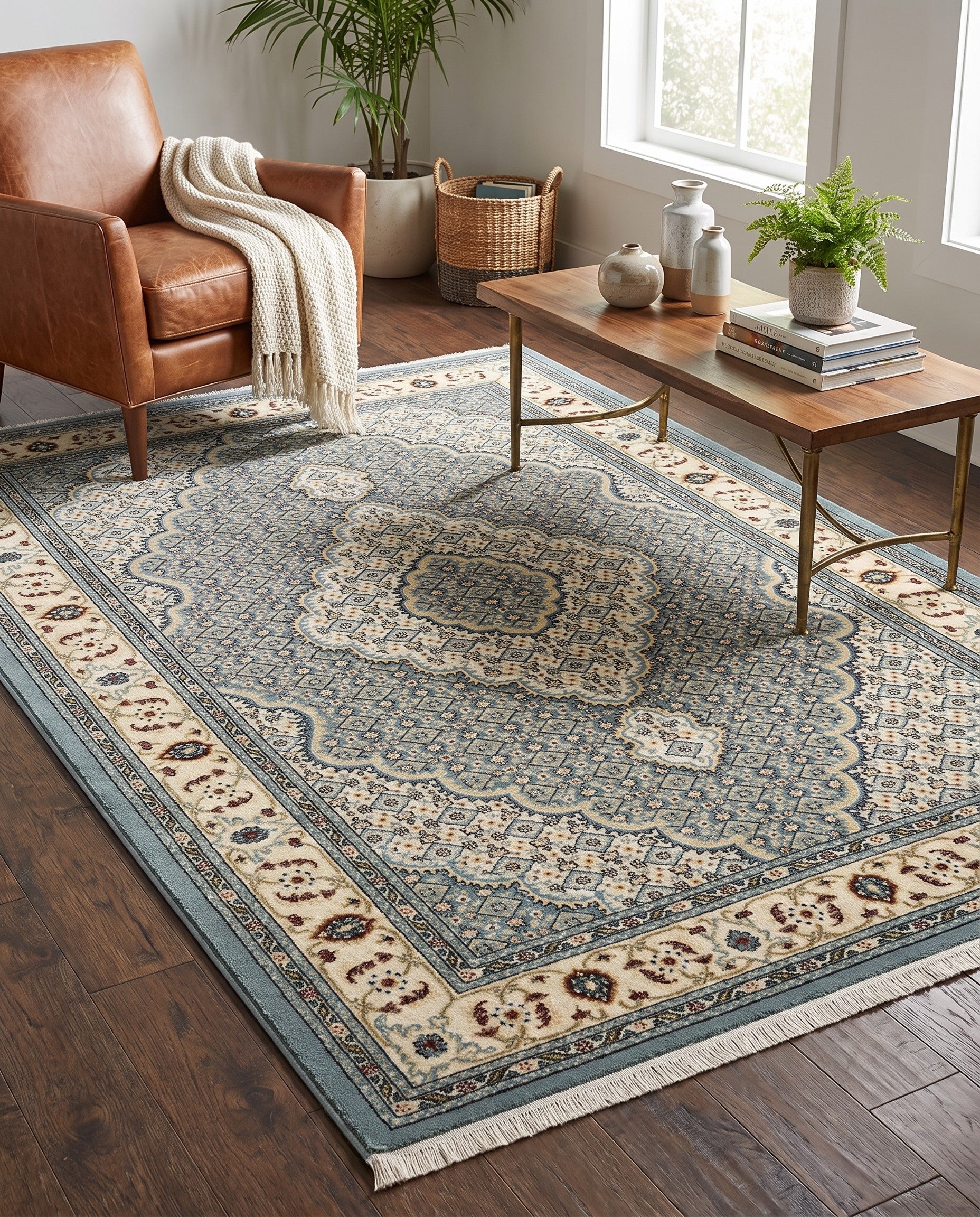 4' x 6' Nain Design Rug