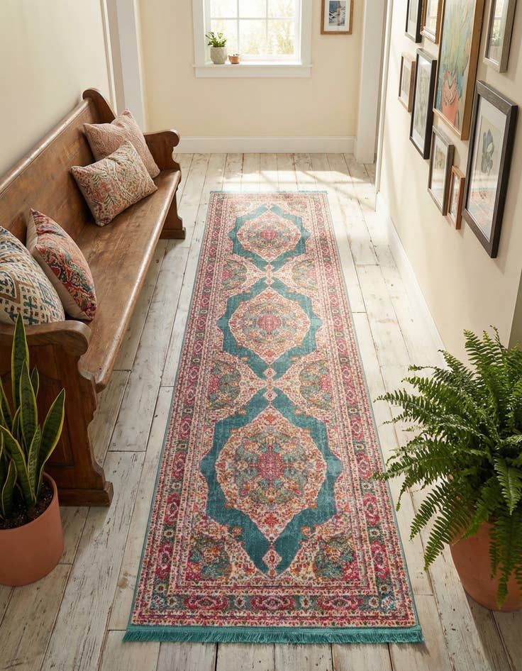 Detail image of 2' 7 x 10' Santiago Runner Rug