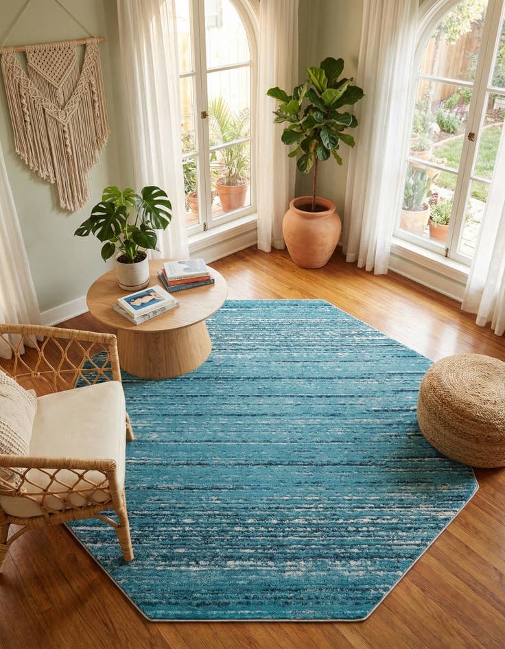 Detail image of 7' x 7' Oasis Octagon Rug