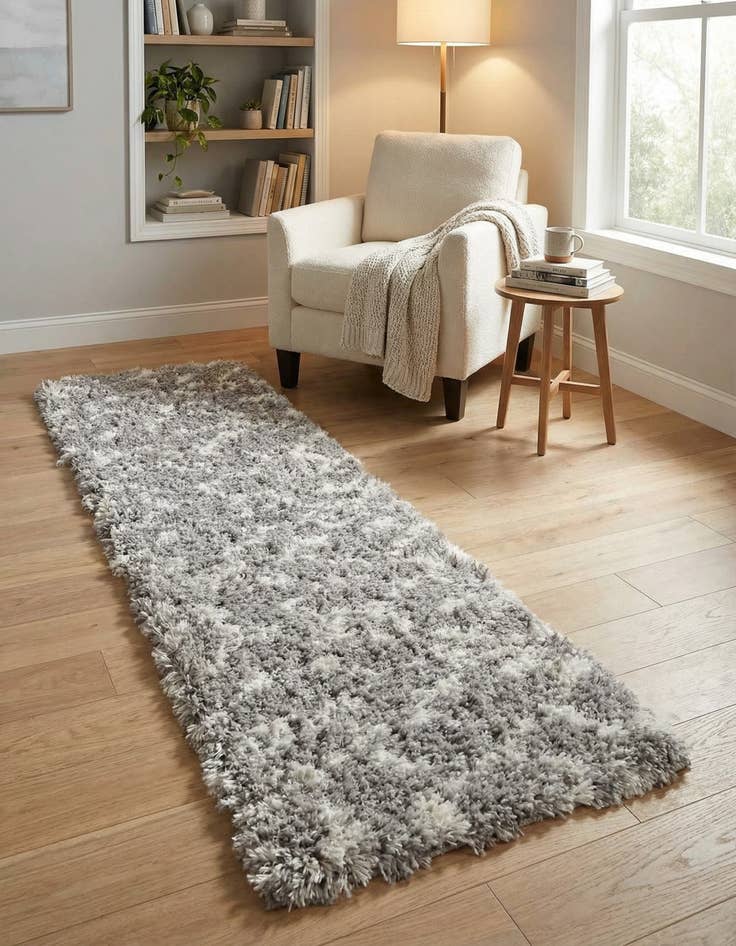 Detail image of  2' x 6' Infinity Shag Runner Rug