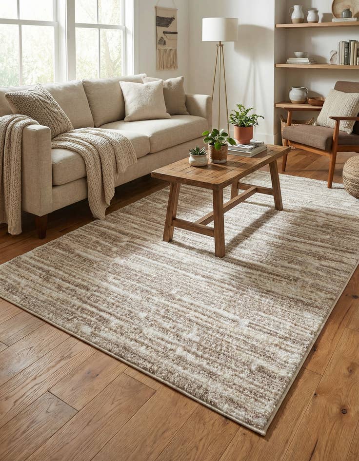 Detail image of 5' x 8' Sepia Rug