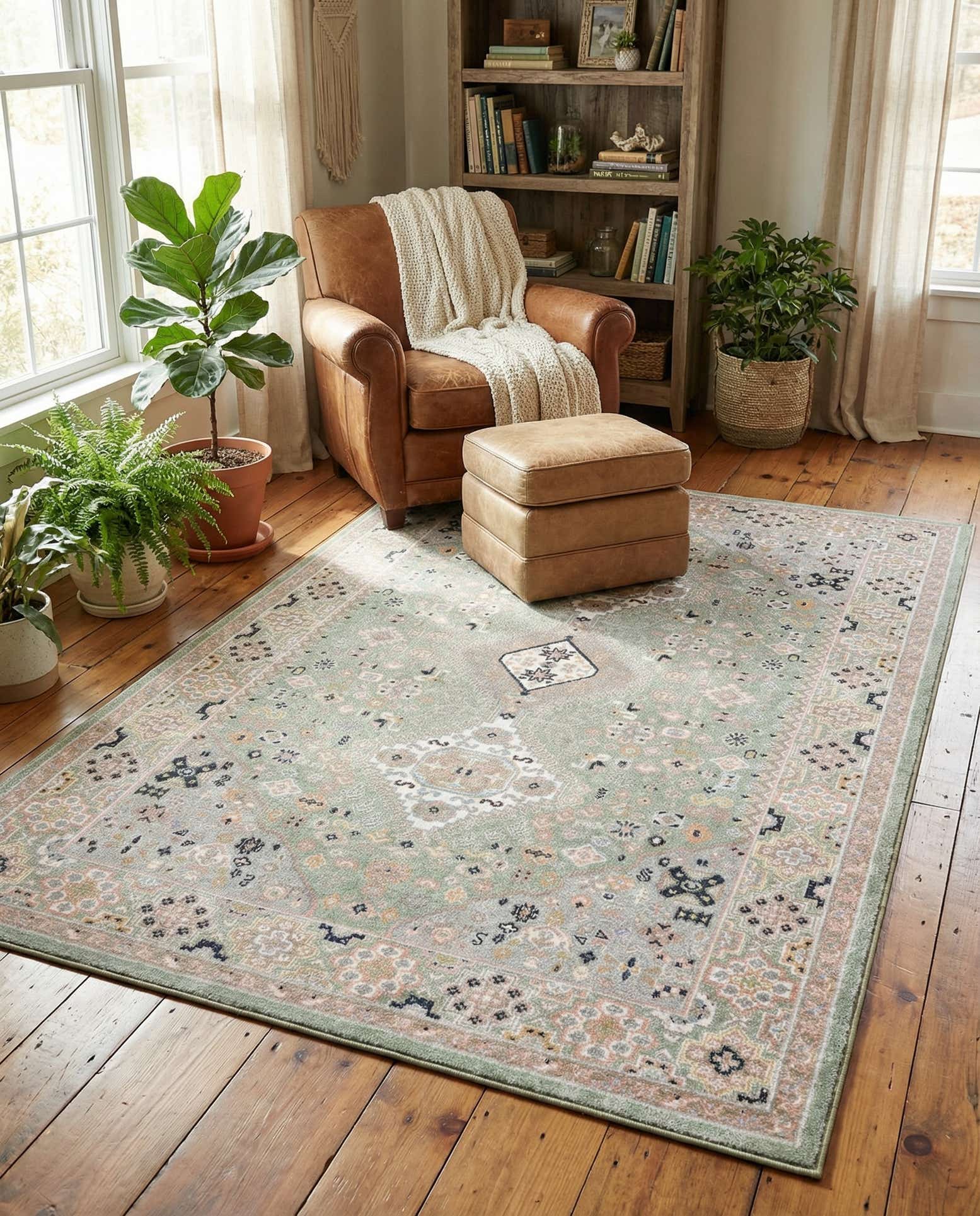 5' 3 x 8' Kamala Washable Rug