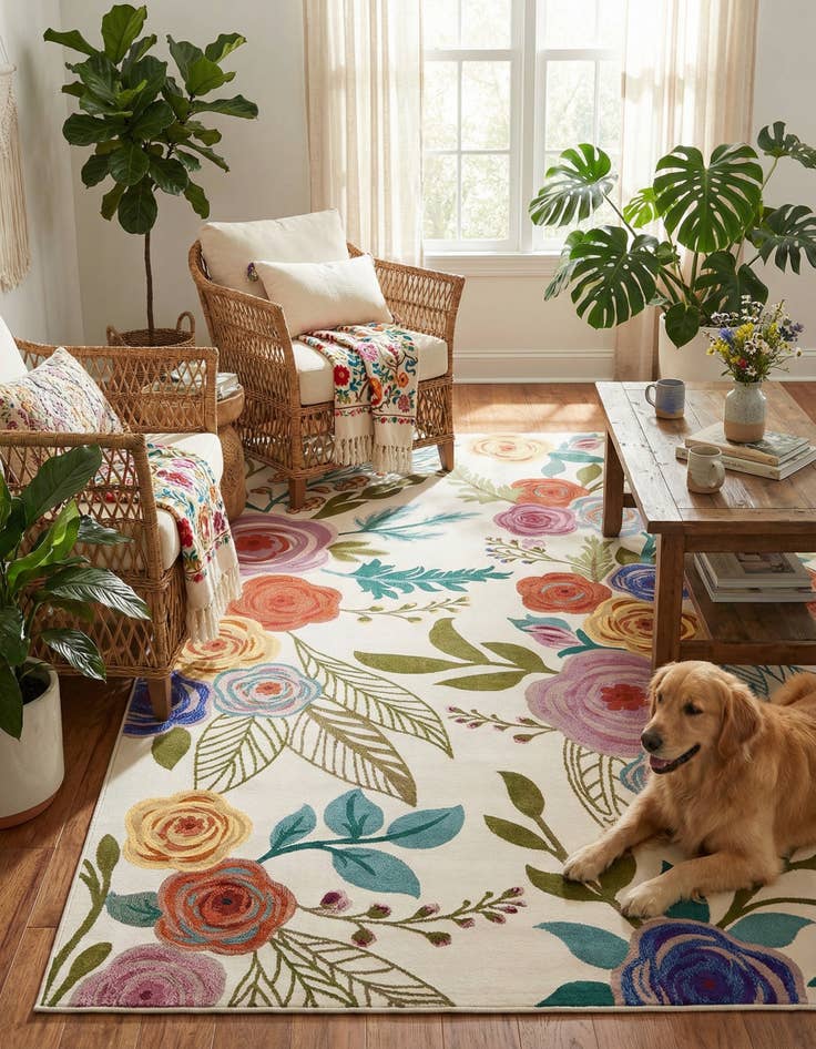 Detail image of 7' x 10' Blossom Rug