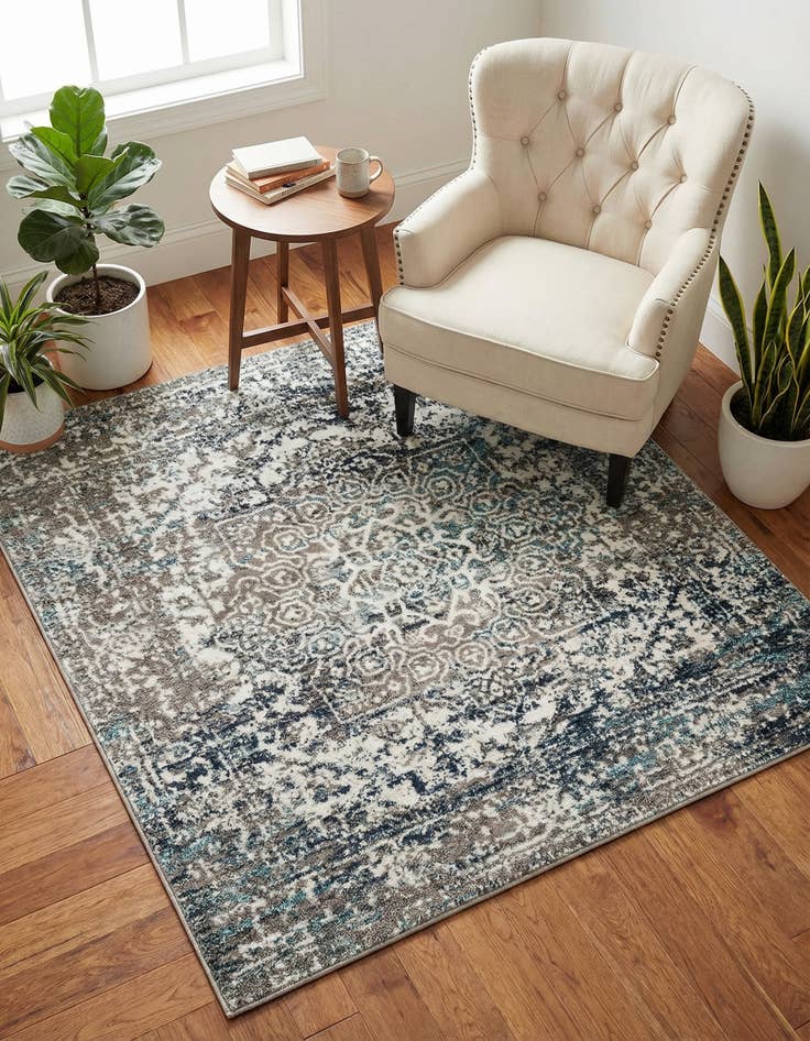 Detail image of 5' 3 x 5' 3 Arlington Square Rug