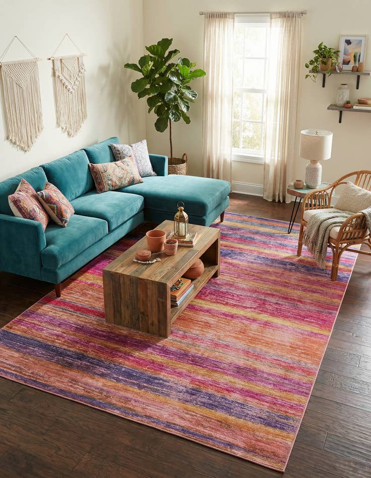 Detail image of 8' 4 x 12' Asha Rug