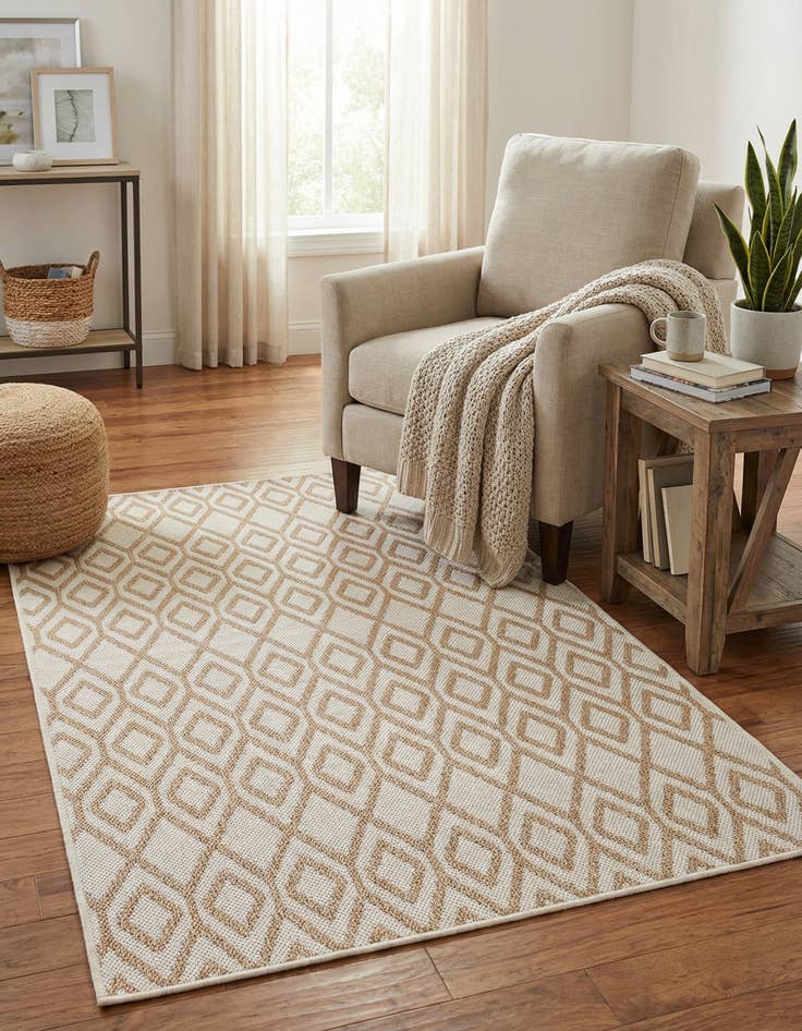 Detail image of 3' x 5' 3  Washable Jill Zarin Turks and Caicos Indoor / Outdoor Rug