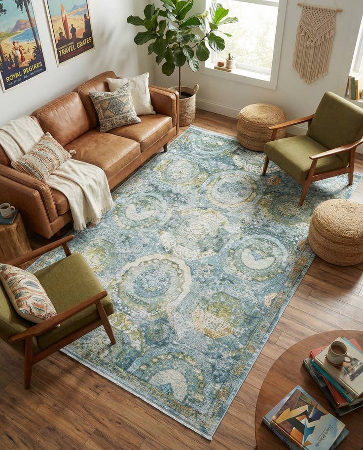 Detail image of 6' x 9' Santiago Rug
