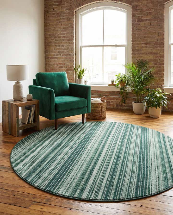 7' 10 x 7' 10 Gemstone Round Rug